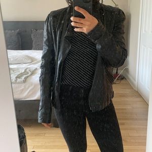 Zara leather jacket